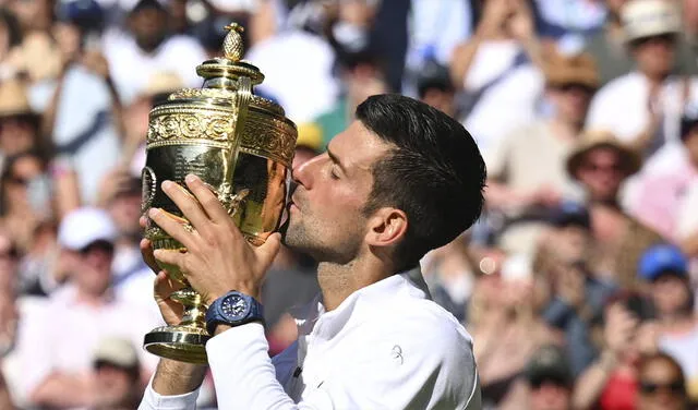 Novak Djokovic ganó su GS número 21 y cuenta con uno menos que Rafael Nadal. Foto: AFP