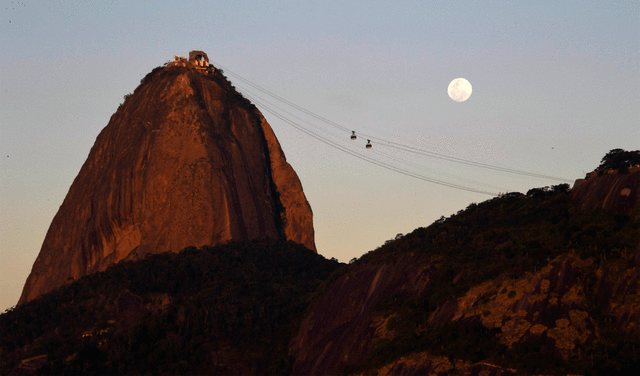 El Pan de Azúcar, en Río de Janeiro, Brasil. Foto: AFP