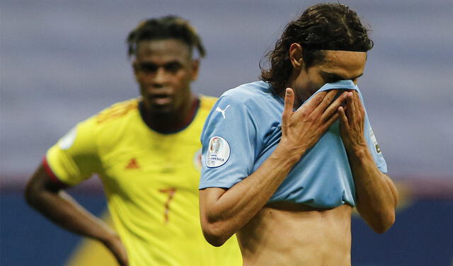 Edinson Cavani se pronunció sobre la derrota de Uruguay ante Colombia por penales en la Copa América 2021