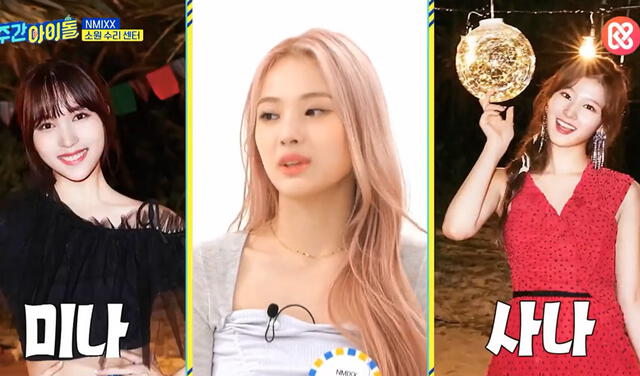 Jinni mencionó a varias integrantes de TWICE. Foto: captura Weekly Idol