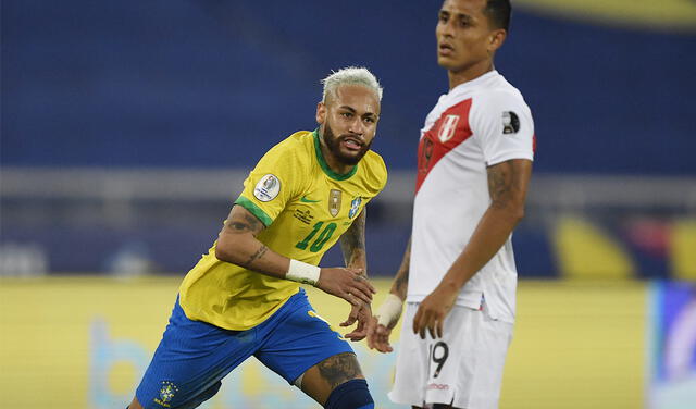 Resultado Perú vs Brasil: 0-4, con Neymar partido fecha 2 Copa América 2021 resumen goles