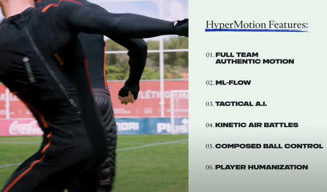 Características de HyperMotion para FIFA 22