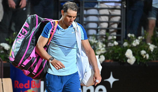 Rafael Nadal se refiere a su retiro tras ser eliminado del Masters de Roma por Denis Shapovalov