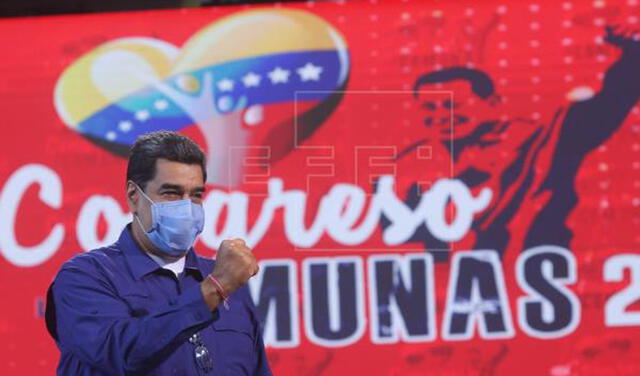 Nicolás Maduro, durante una alocución, el último miércoles en Caracas. Foto: EFE