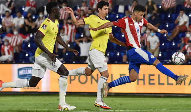 Colombia empató 1-1 con Paraguay en su encuentro más reciente por eliminatorias. Foto: AFP