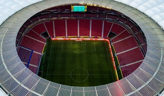 Estadio Mané Garrincha, Brasilia. Foto: difusión