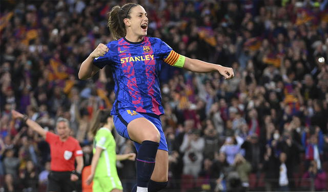 Alexia Putellas es la goleadora de la Champions League Femenina con 10 tantos. Foto: AFP