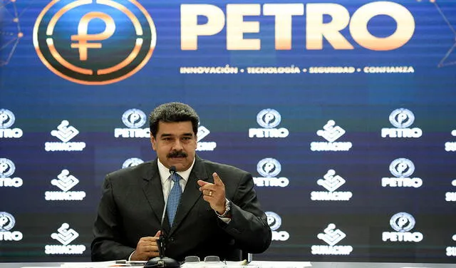 Nicolás Maduro ha destacado en múltiples ocasiones el petro, pese a que no es la criptomoneda más usada en Venezuela. Foto: AFP