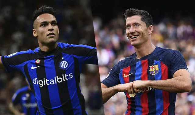 Inter vs. Barcelona: conoce los XI que mandarían Inzaghi y Xavi en el partido de Champions League. Foto: composición LR/AFP