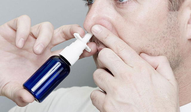 Los spray nasales se han convertido en una alternativa para administrar fármacos contra la COVID-19. Foto: difusión