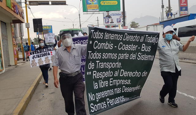 Seis gremios de transporte de Lima y Callao acataron esta medida ante la nula respuesta del Gobierno. Foto: Mary Luz Aranda / URPI-GLR
