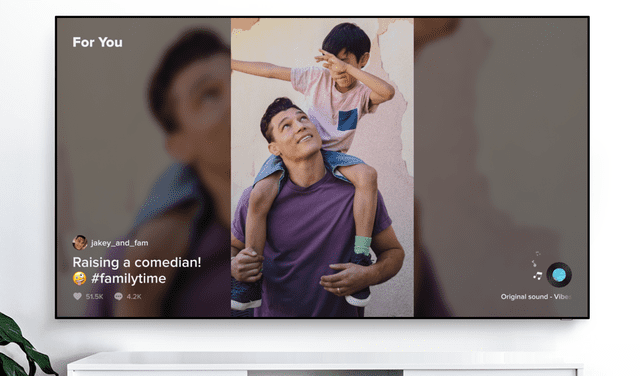 Los videos se mostrarán en formato vertical. Foto: TikTok / Samsung