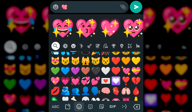 Así se ve este raro emoji cuando lo buscas en el panel de WhatsApp. Foto: La República