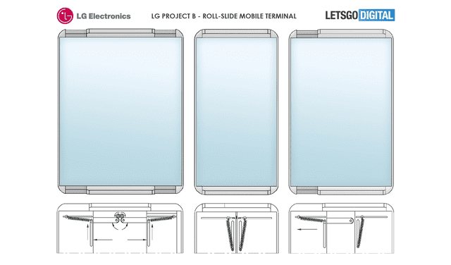 Bocetos incluidos en la patente de LG. Foto: LetsGoDigital