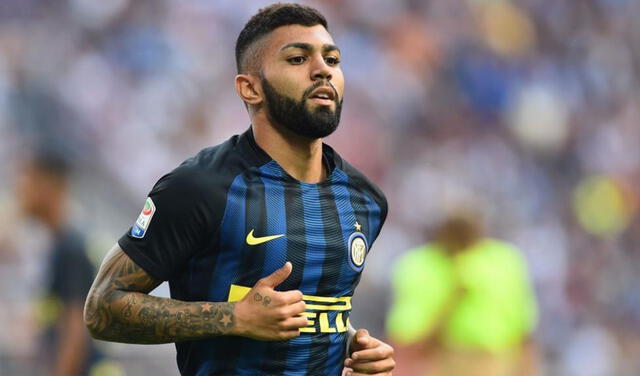 'Gabigol' solo alcanzó a jugar 10 partidos con el Inter de Milán. Foto: AFP