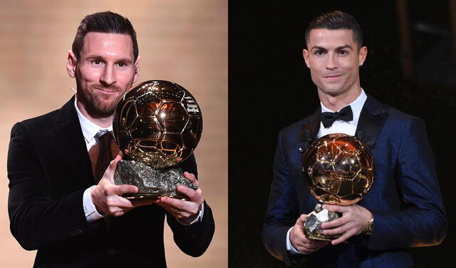 Messi y Ronaldo son los jugadores que más veces han ganado el premio. Foto: AFP