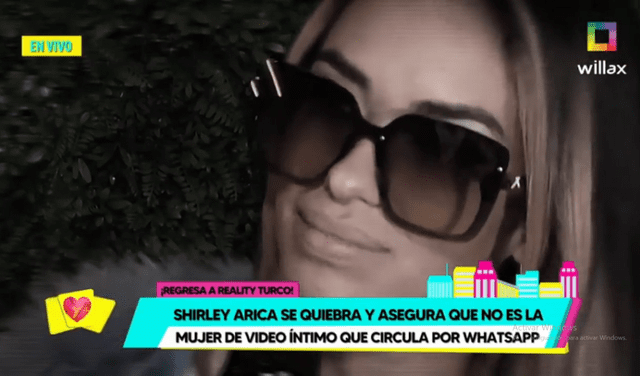 Shirley Arica se mostró muy afectada por los rumores que apuntan a que habría protagonizado un video íntimo