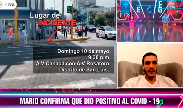 Mario Irivarren cuenta cómo se contagió de coronavirus. Foto: Captura América TV.