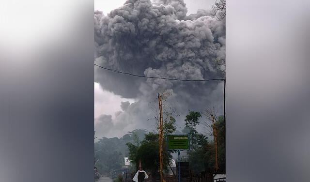 volcan de Indonesia