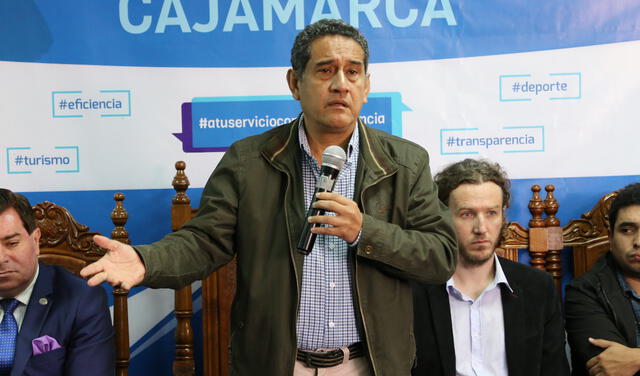 Mesías Guevara es el actual gobernador regional de Cajamarca y también es el presidente del partido político Acción Popular. Foto: GORE Cajamarca