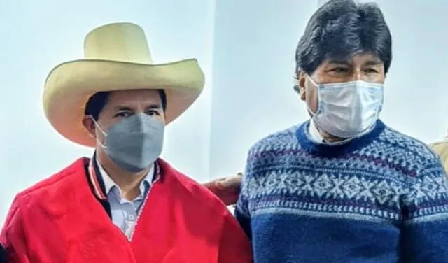 Pedro Castillo y Evo Morales