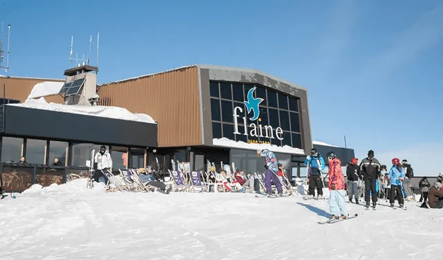 Estación de esquí de Flaine, en los Alpes franceses. Foto: Alamy