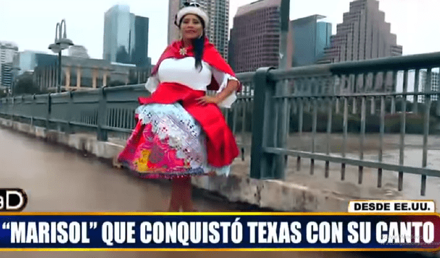 Marisol Espinal destaca por cantar huaynos y buscar congregar a los peruanos que residen en Texas, Estados Unidos