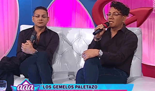 Los 'gemelo paletazo' fueron parte del extinto programa "Amor, amor, amor"