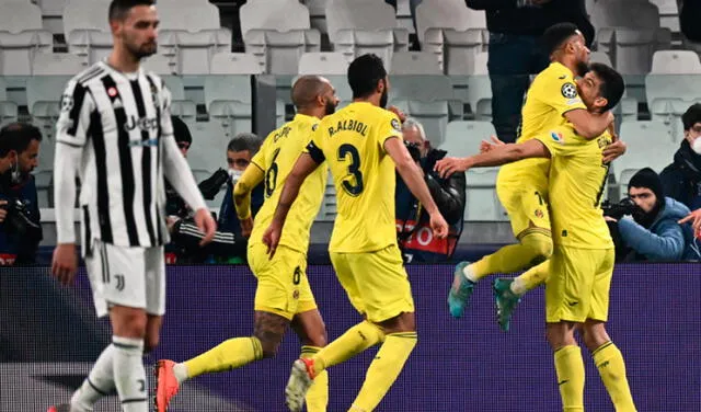 Villarreal eliminó a la Juventus de la Champions League 2021-22