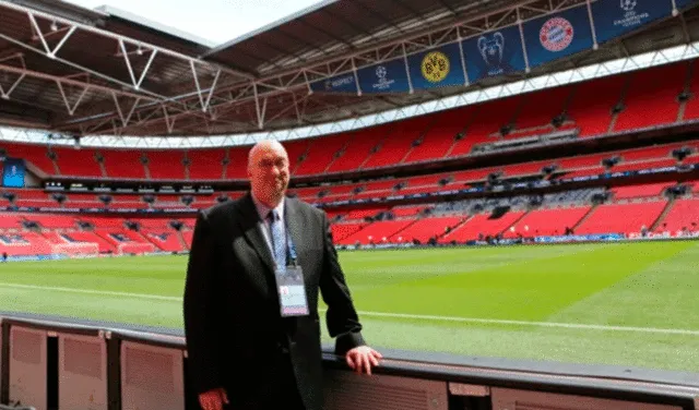 Roger Pearce durante la cobertura del Mundial Qatar 2022. Foto: SVG Europe