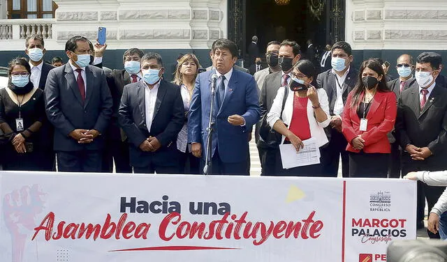 Unidad. Pese a diferencias, izquierda y oficialismo cierran filas por continuidad de Castillo. Foto: difusión