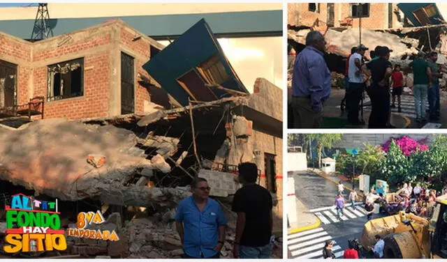 Detrás de cámaras AFHS: Así fue la destrucción de la casa Gonzales. Foto: América TV