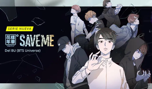  Save Me es un webtoon inspirado en el BTS Universe que se lanzó en 2019. Foto: Webtoon Latam    