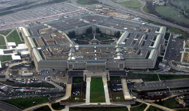La sede del Departamento de Defensa de Estados Unidos es conocido como 'Pentágono' por la estructura que ostenta. Foto: difusión.    