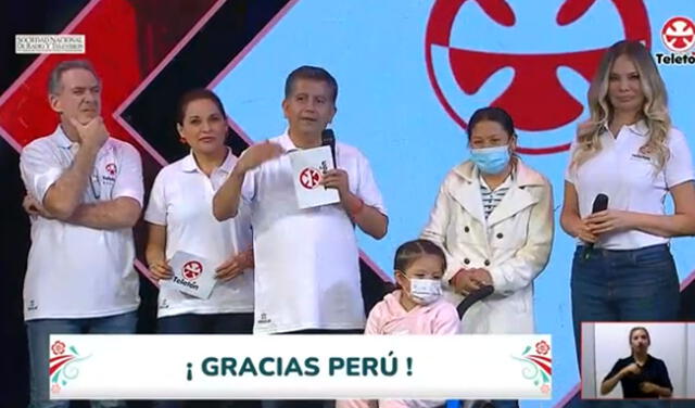 Teletón 2021 a favor de niños de San Juan de Dios. Foto: captura Teletón Perú / Latina   