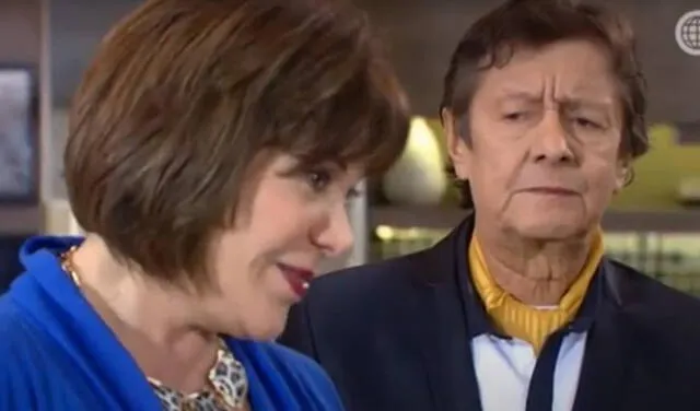 Adolfo Chuiman e Yvonne Frayssinet llevan años trabajando juntos. Foto: Captura de América TV   