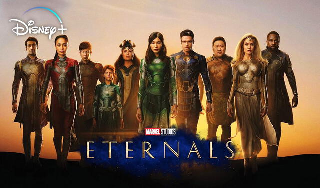 'Eternals' tuvo actores de la talla de Angelina Jolie, Salma Hayek y Barry Keoghan. Foto: Disney.   