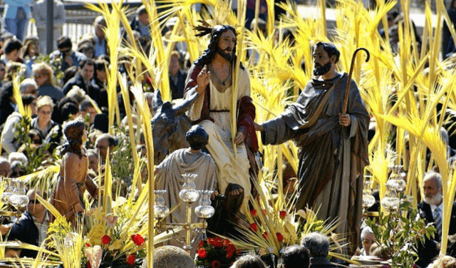  El Domingo de Ramos marca el inicio de la Semana Santa. Foto: Vanguardia    