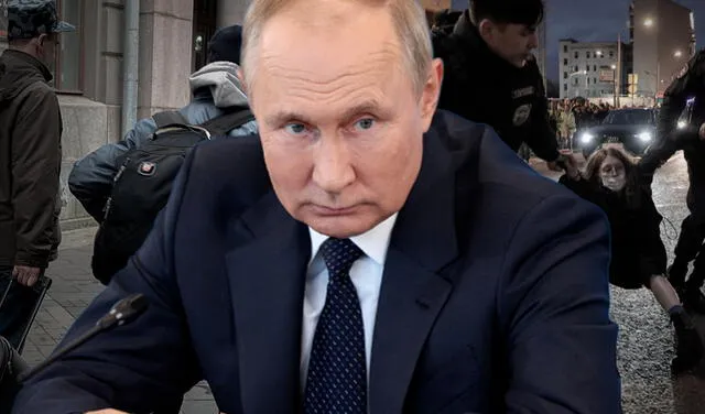 Vladímir Putin ha señalado su rechazo contra quienes critican la guerra entre Rusia y Ucrania. Foto: Composición/LR/EFE   