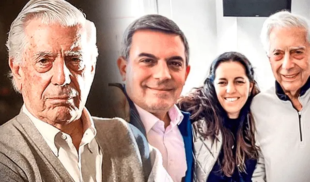  El escritor Mario Vargas Llosa tiene tres hijos. Foto: composición LR/La República/Twitter/Morgana Llosa   