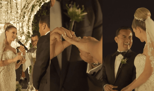 Brunella Horna y Richard Acuña se unieron en matrimonio el 7 de enero de 2023. Foto: composición LR/Instagram   