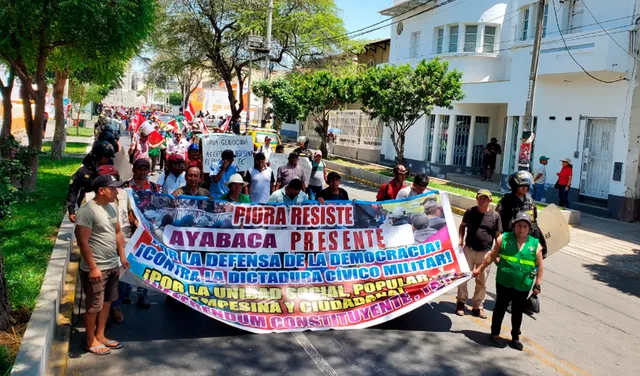  Anuncian radicalización de las protestas en Piura. Foto: La República    