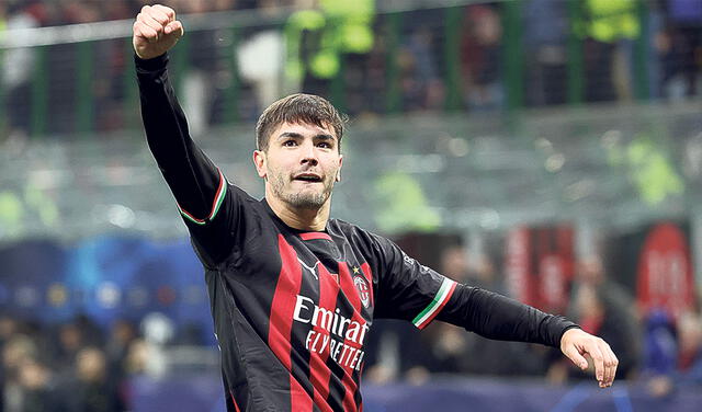 Brahim celebra su gol. Foto: difusión   