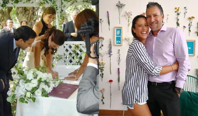 María Pía Copello y Samuel Dyer llevan 17 años de casados. Foto: composición LR/captura de Instagram   