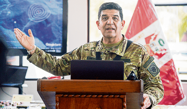  Jefe. Titular del CCFFAA, general Manuel Gómez de la Torre. Foto: difusión<br><br>    