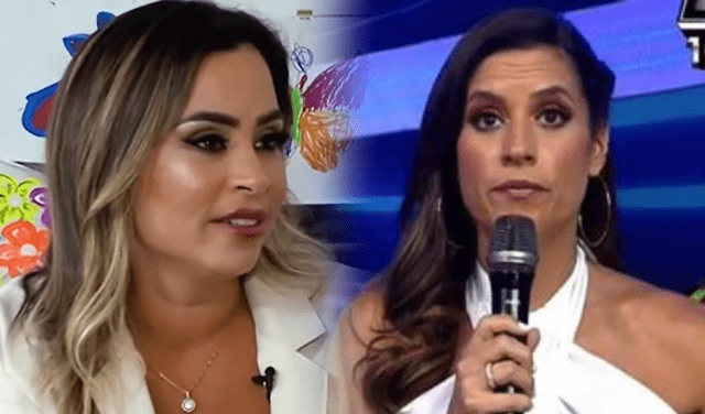  Ethel Pozo contestó la queja pública que hizo María Pía Copello sobre su espacio de TV. Foto: composición LR/captura de América TV    