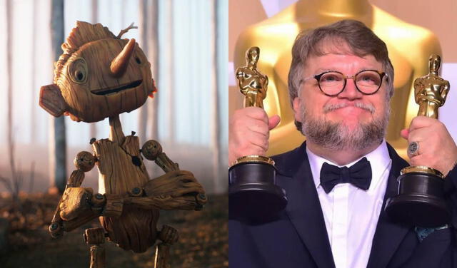 "Pinocho", de Guillermo del Toro, derrotó a Disney en los Oscar 2023. Foto: composición LR/Netflix/TheAcademy<br><br>   