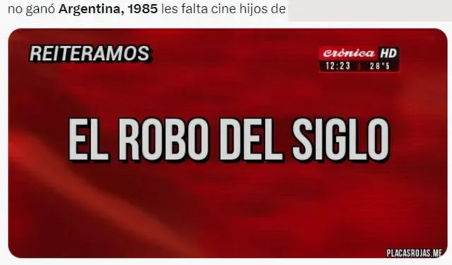 Usuarios latinos se quejan de que "Argentina, 1985" no haya ganado el oscar. Captura de Twitter      