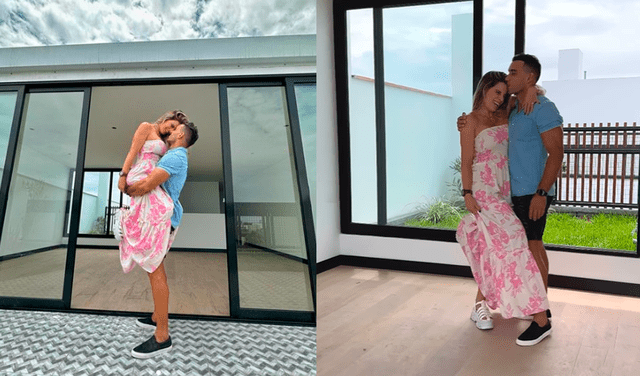  Alejandra Baigorria y Said Palao presumen casa en redes sociales. Foto: composición LR/ Instagram.   