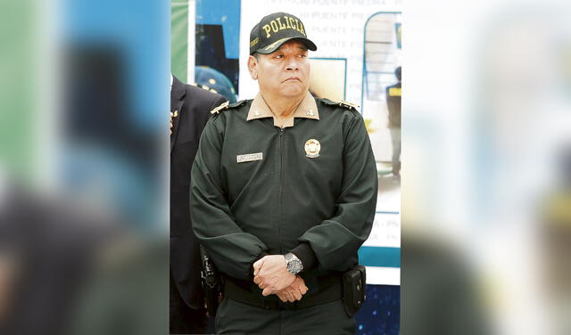 Nuevo jefe policial. General PNP Jorge Angulo Tejada. Foto: difusión   